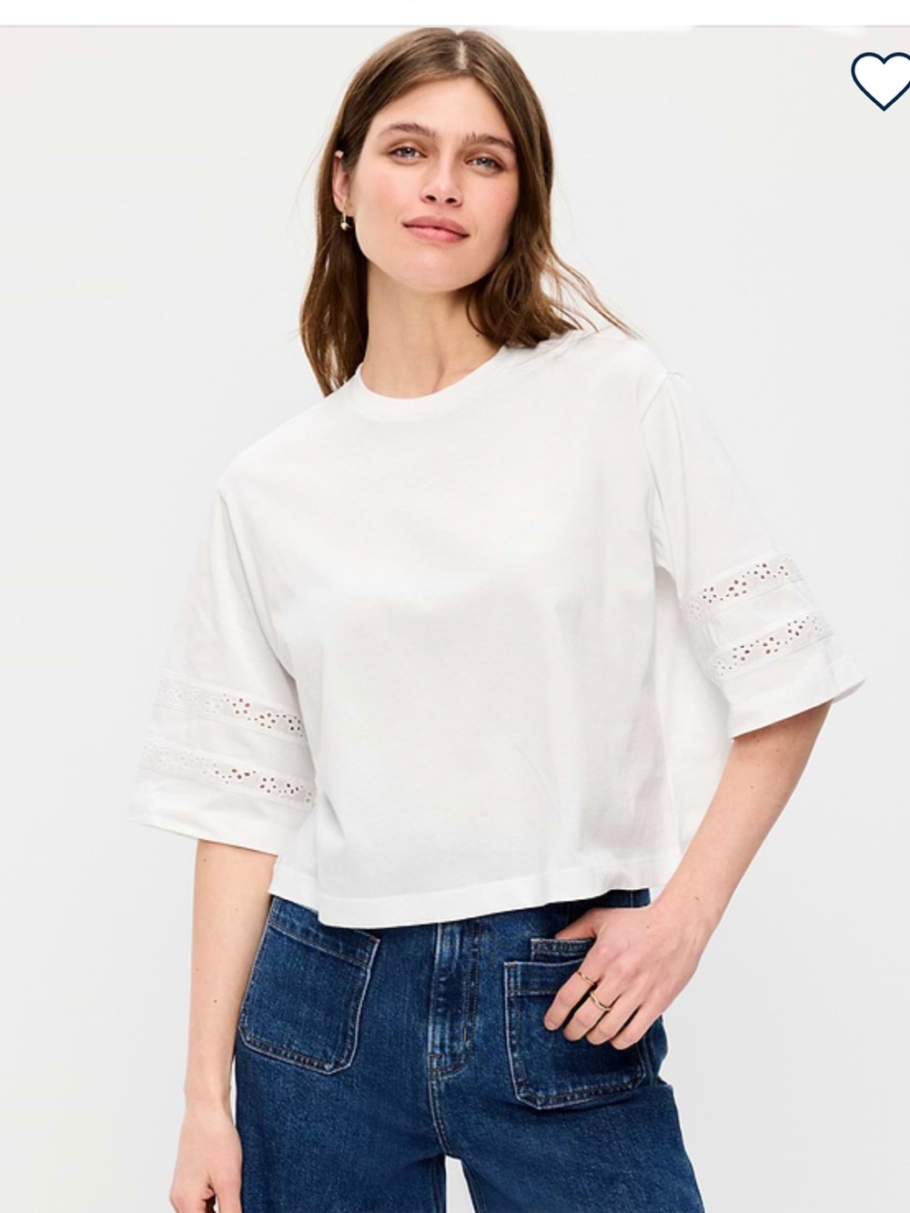 NWT women’s old navy white top